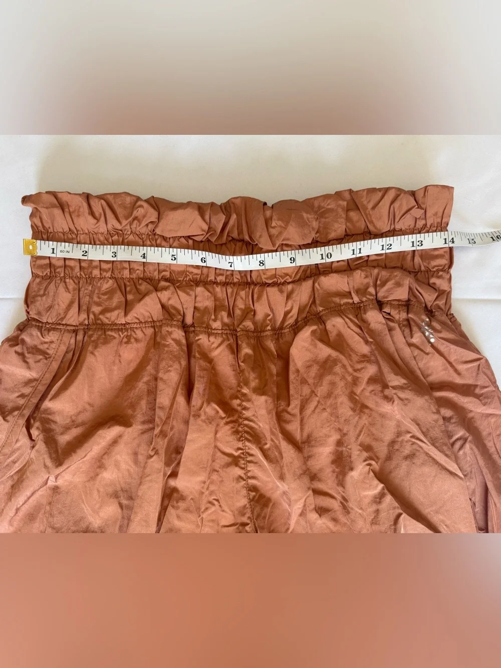 Free People Movement The Way Home Shorts in Rust Orange Size Large - Picture 9 of 11
